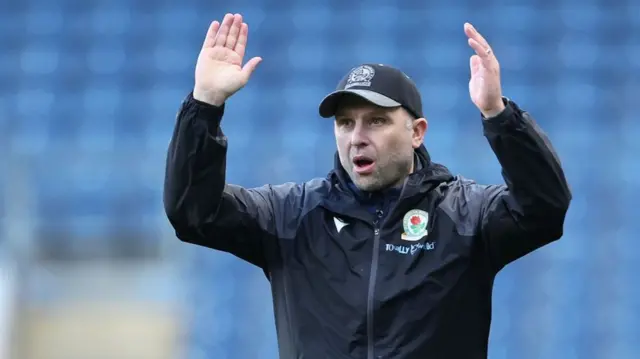 Blackburn boss John Eustace