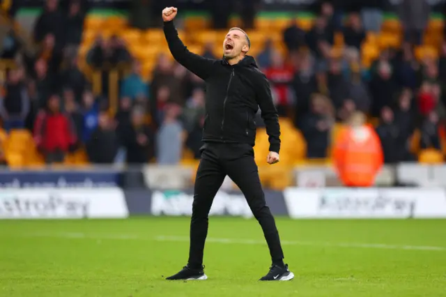 Gary O'Neil celebrates