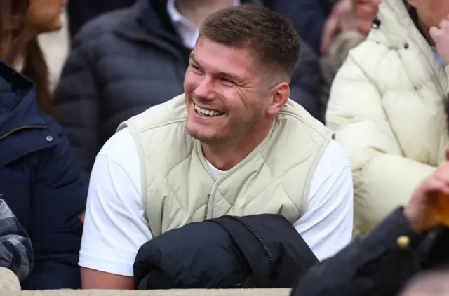 Owen Farrell spotted in the stand