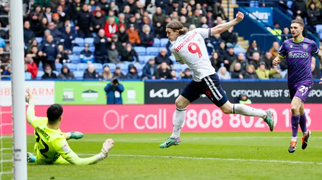 Bolton score against Reading