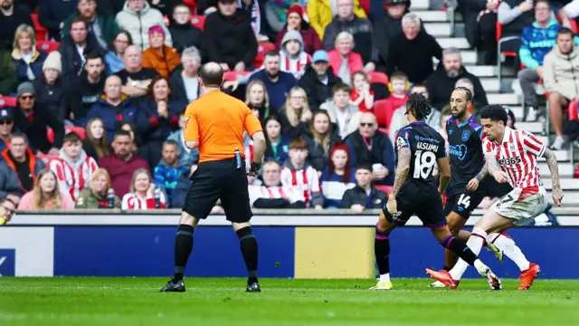 Stoke score against Huddersfield