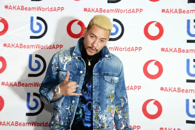 South African rapper AKA during the exclusive launch of AKA Beam World App powered by Vodacom at the Pivot, Montecasino on Johannesburg, South Africa.