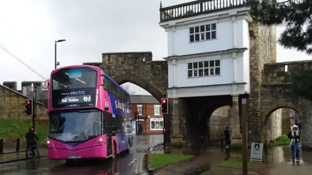 Bus in York