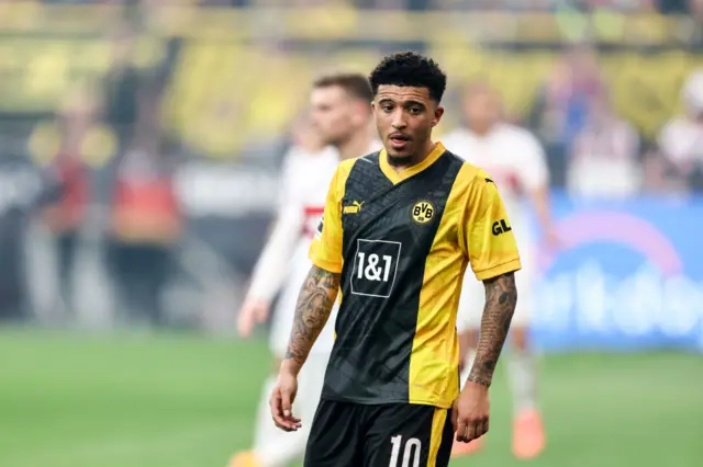 Borussia Dortmund winger Jadon Sancho