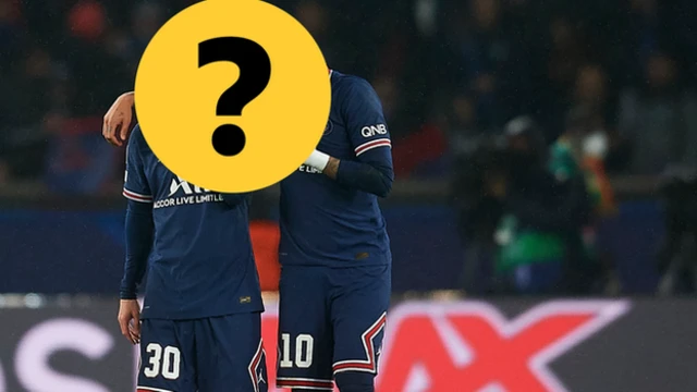 Two PSG players with  faces blanked out