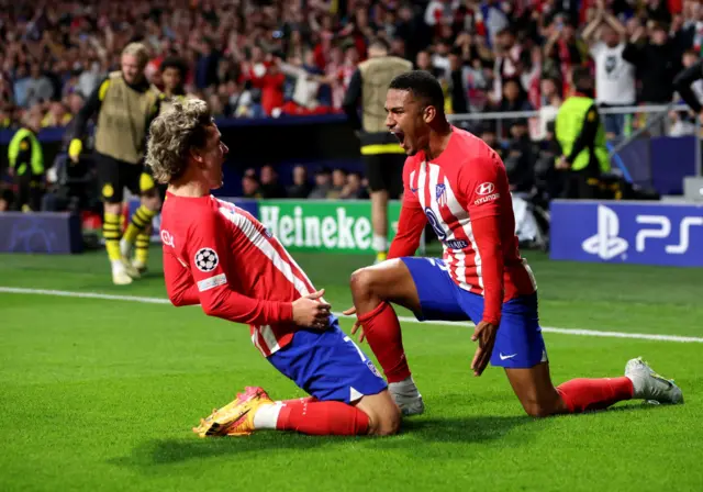 Atletico celebrate