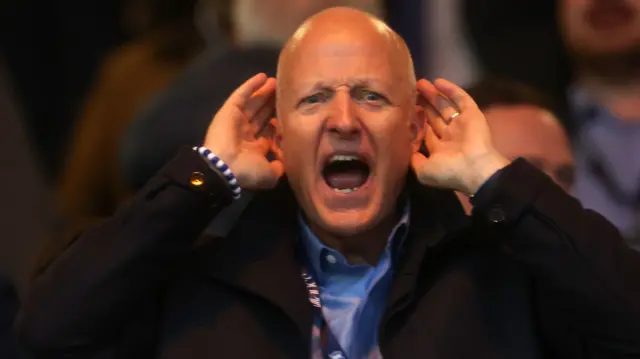 Birmingham owner Tom Wagner in the stands