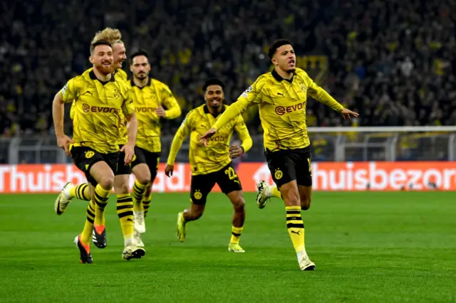 Borussia Dortmund celebrate