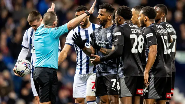 Rotherham players protest