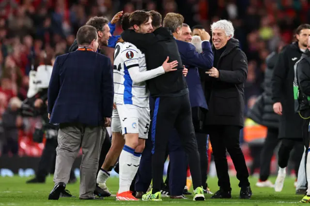 Atalanta celebrate