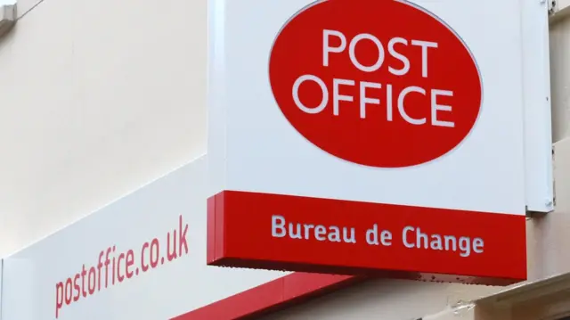 A Post Office sign