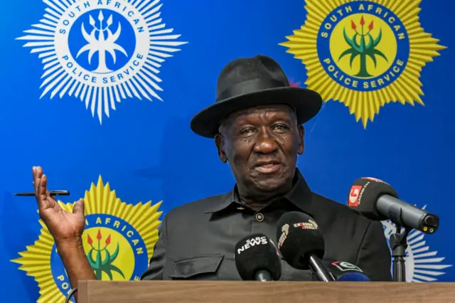 Bheki Cele, SA Police Minister