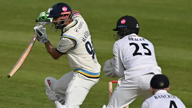 Shan Masood batting for Yorkshire