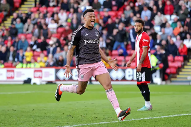 Rodrigo Muniz celebrates after scoring