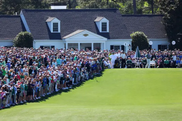 Tiger Woods at the Masters