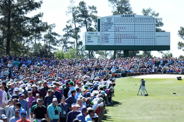 Tiger Woods at the Masters