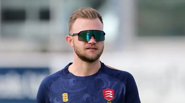 Sam Cook in Essex training kit