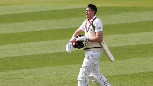 Matt Renshaw walks off the pitch