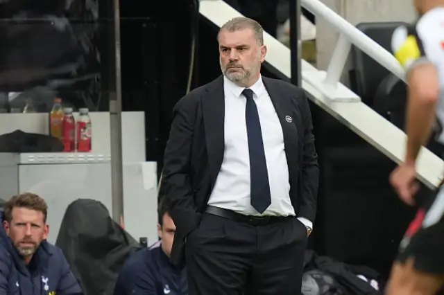 Ange Postecoglou looks on