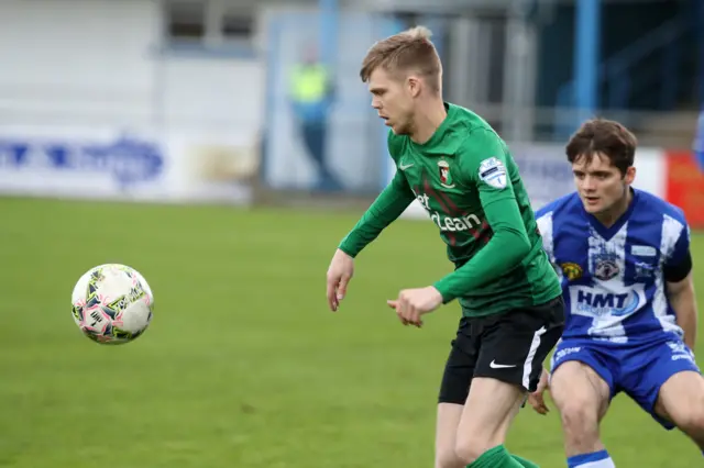 Former NI U21 defender Rhys Marshall is on his way back to Mourneview Park