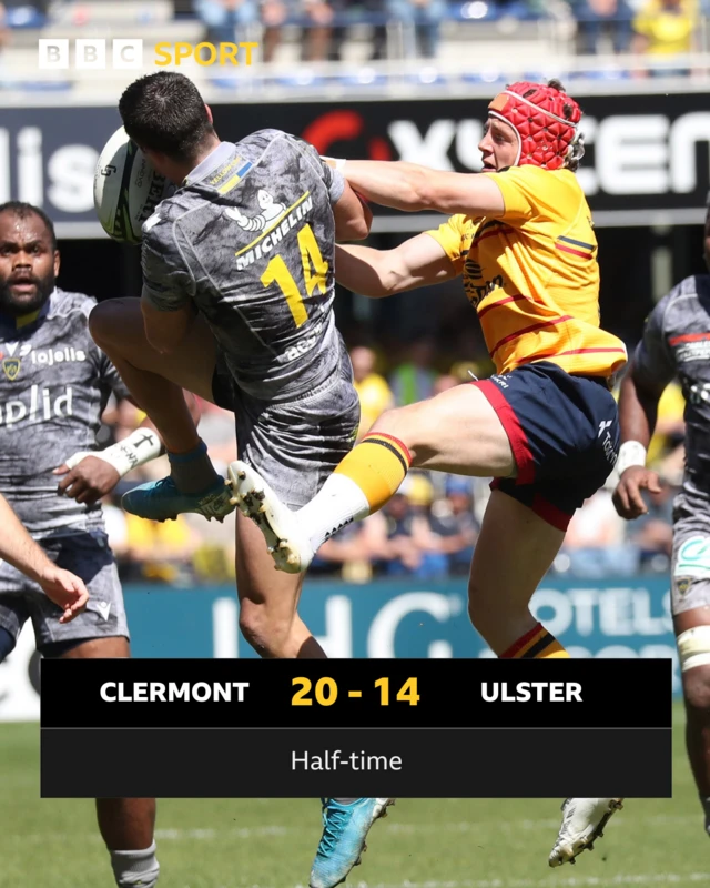 Clermont Auvergne 20-14 Ulster