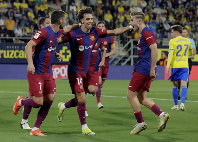 Barcelona celebrate