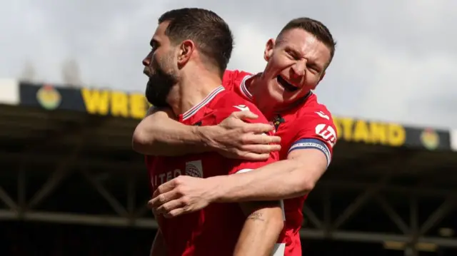 Wrexham celebrate