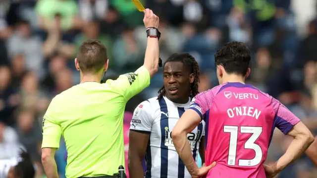 West Brom striker Brandon Thomas-Asante