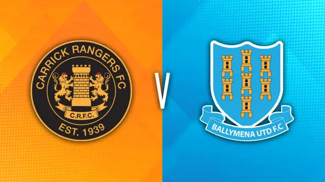 Carrick Rangers v Ballymena United