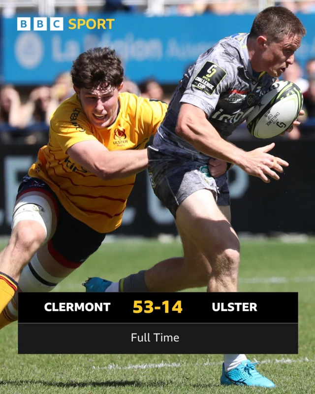 Clermont Auvergne 53-14 Ulster