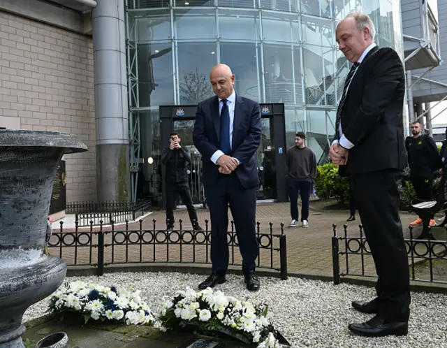 Tottenham chairman Daniel Levy and Newcastle CEO Darren Eales