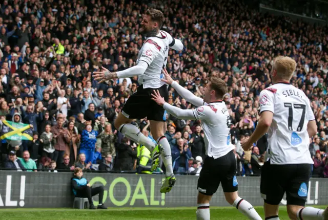 Derby celebrate