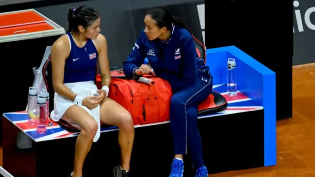 Emma Raducanu and Anne Keothavong