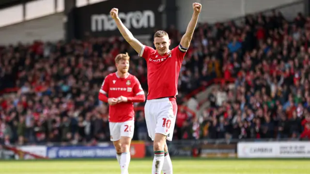 Paul Mullen celebrates