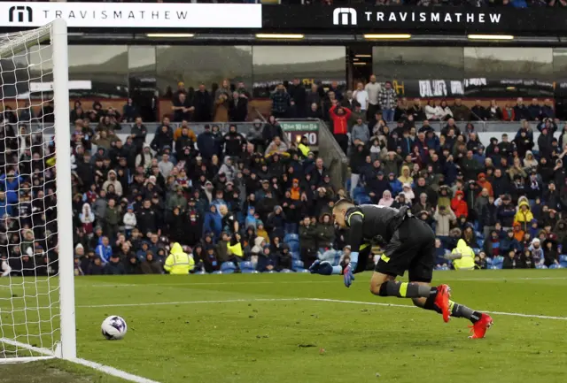 Arijanet Muric reacts as he attempts to stop the ball form going in