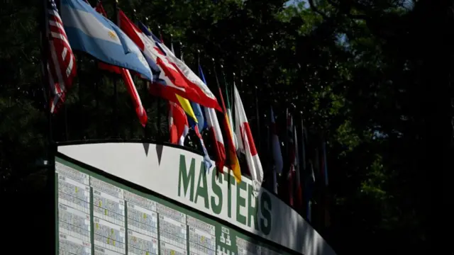 Masters leaderboard