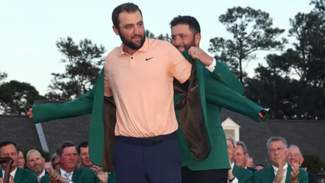 Scheffler gets his latest green jacket