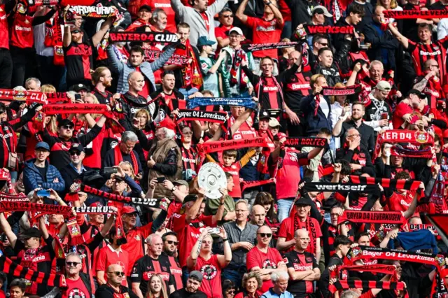 Leverkusen fans