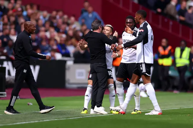 Fulham celebrate