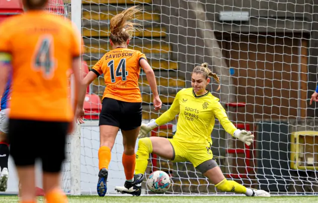 Lauren Davidson scores for Glasgow City