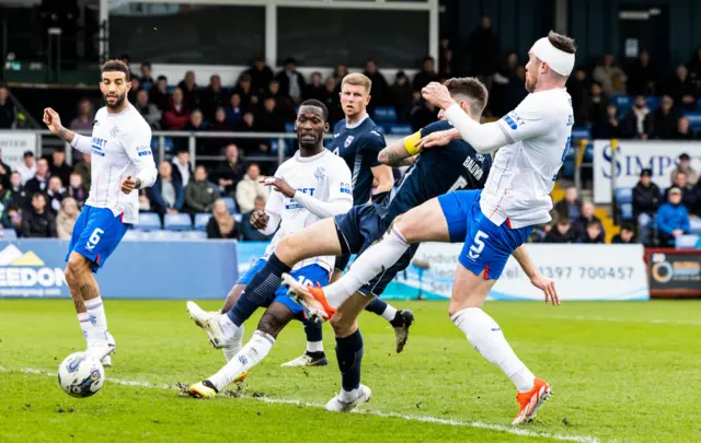 Jack Baldwin turns into his own goal