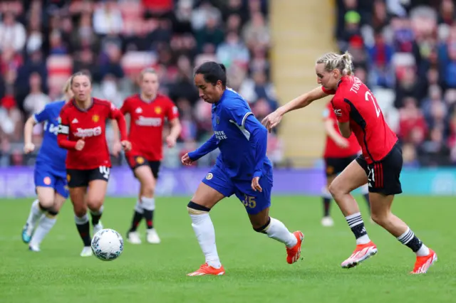 Ramirez runs down the wing