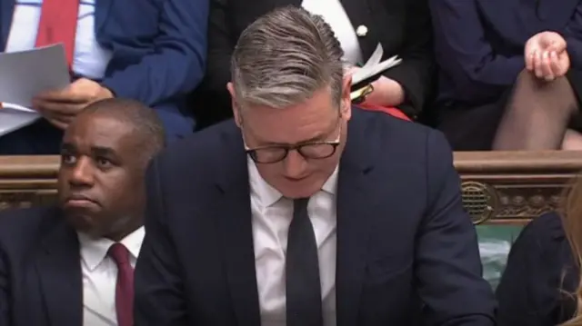 Sir Keir Starmer addressing the House of Commons