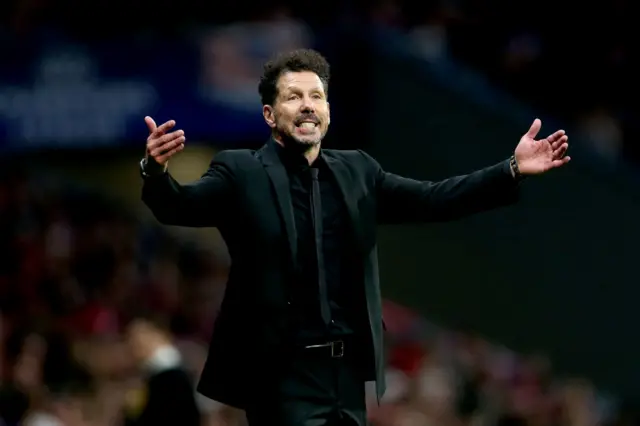 Atletico Madrid manager Diego Simeone