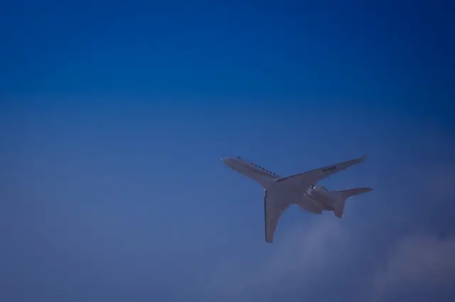 A Bombardier BD-700-1A10 Global 6000 private jet in 2022.