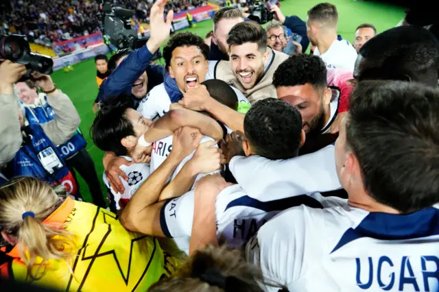 PSG celebrate