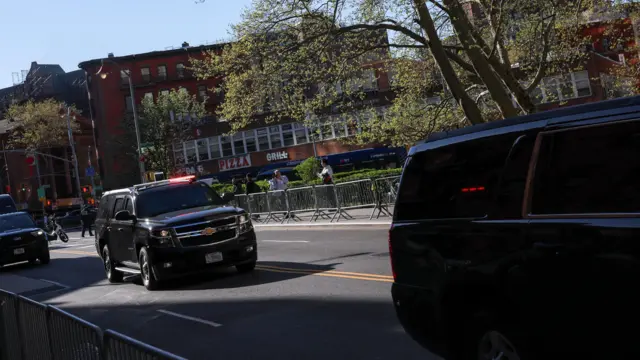 Donald Trump's motorcade