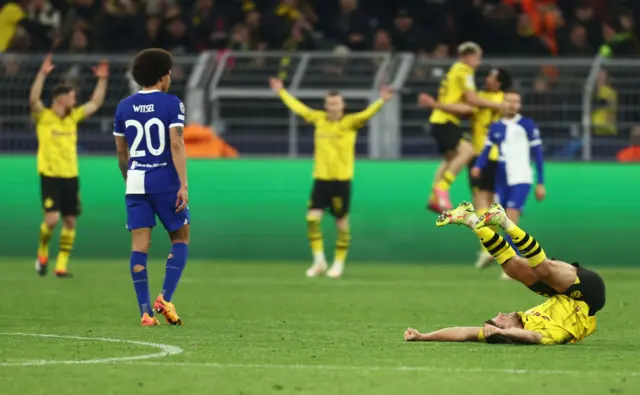 Borussia Dortmund celebrate