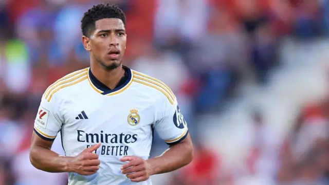Jude Bellingham playing for Real Madrid