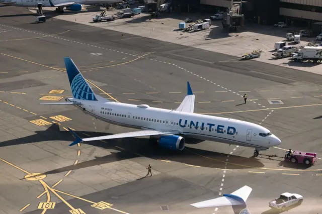 United Airlines was forced to ground its Boeing 737 MAX 9 fleet in January